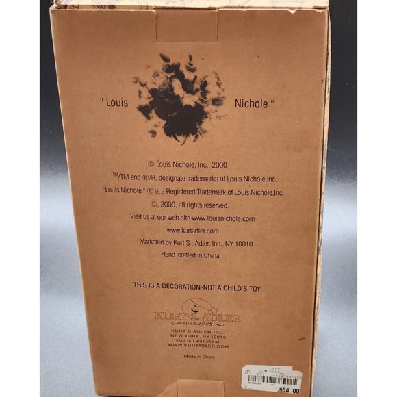 KURT S ADLER  The House of Louis Nichole Porcelain Heirloom Doll Y2K SEE PHOTOS - Picture 10 of 16